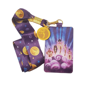 Disney Hercules Muses Loungefly Lanyard with Cardholder