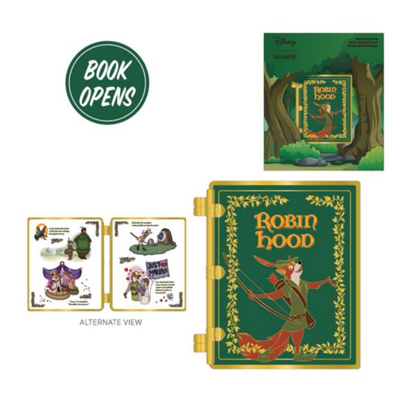 Robin Hood Book Loungefly 3 inch Collector Box Pin