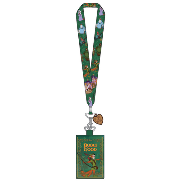Robin Hood Book Loungefly Lanyard with Cardholder