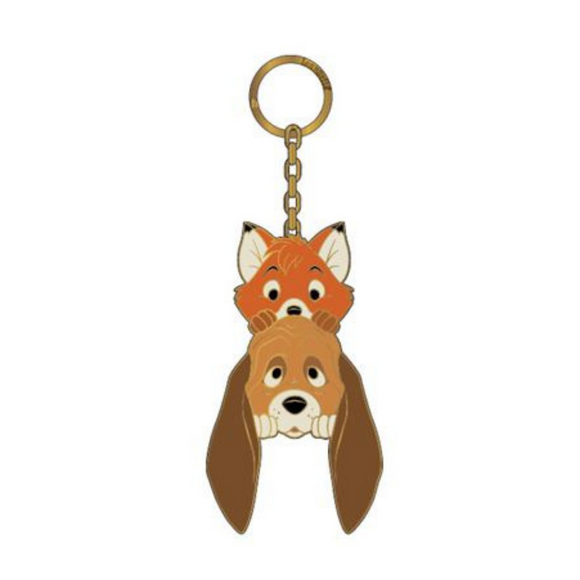 Disney Fox and the Hound Copper and Todd Loungefly Keychain