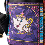 Beauty and the Beast Belle Castle Collection Loungefly Mini Backpack