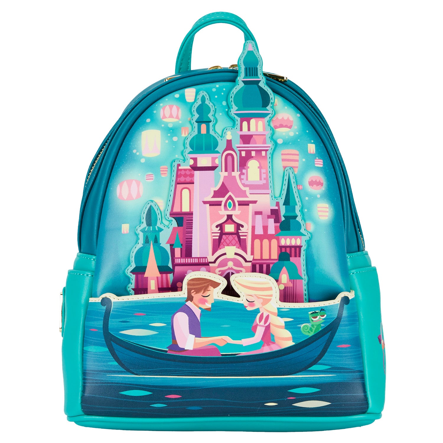 Loungefly Disney Tangled Painted Landscape Mini Backpack