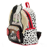 101 Dalmatians Cruella Villains Scene Loungefly Mini Backpack