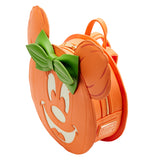 Pumpkin Minnie Glow Face Loungefly Mini Backpack