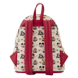 Mickey and Friends Hot Cocoa AOP Loungefly Mini Backpack with Headband