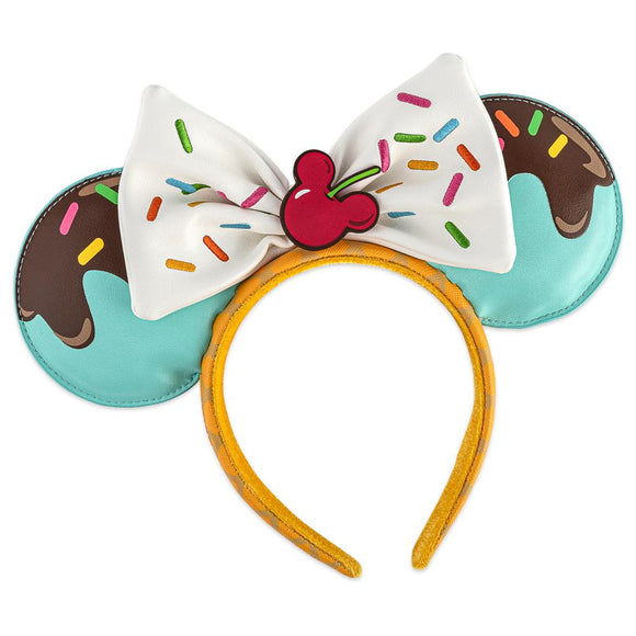 Minnie Mouse Ice Cream Loungefly Ear Headband