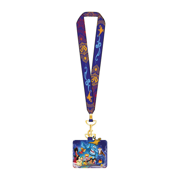 Aladdin 30th Anniversary Loungefly Lanyard With Cardholder