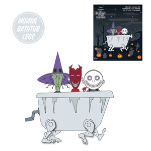 Nightmare Before Christmas Lock, Shock and Barrel Loungefly Collector Box Pin