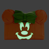 Pumpkin Minnie Glow Face Loungefly Wallet