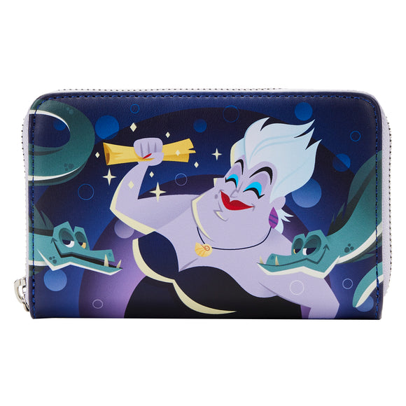 The Little Mermaid Ursula Lair Loungefly Wallet.
