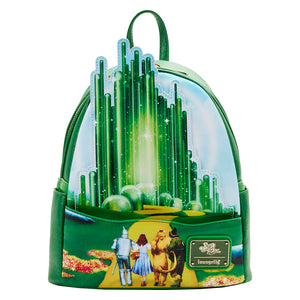 Wizard of Oz Emerald City Loungefly Mini Backpack.