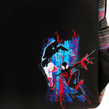 Miles Morales Across the Spiderverse Lenticular Loungefly Mini Backpack