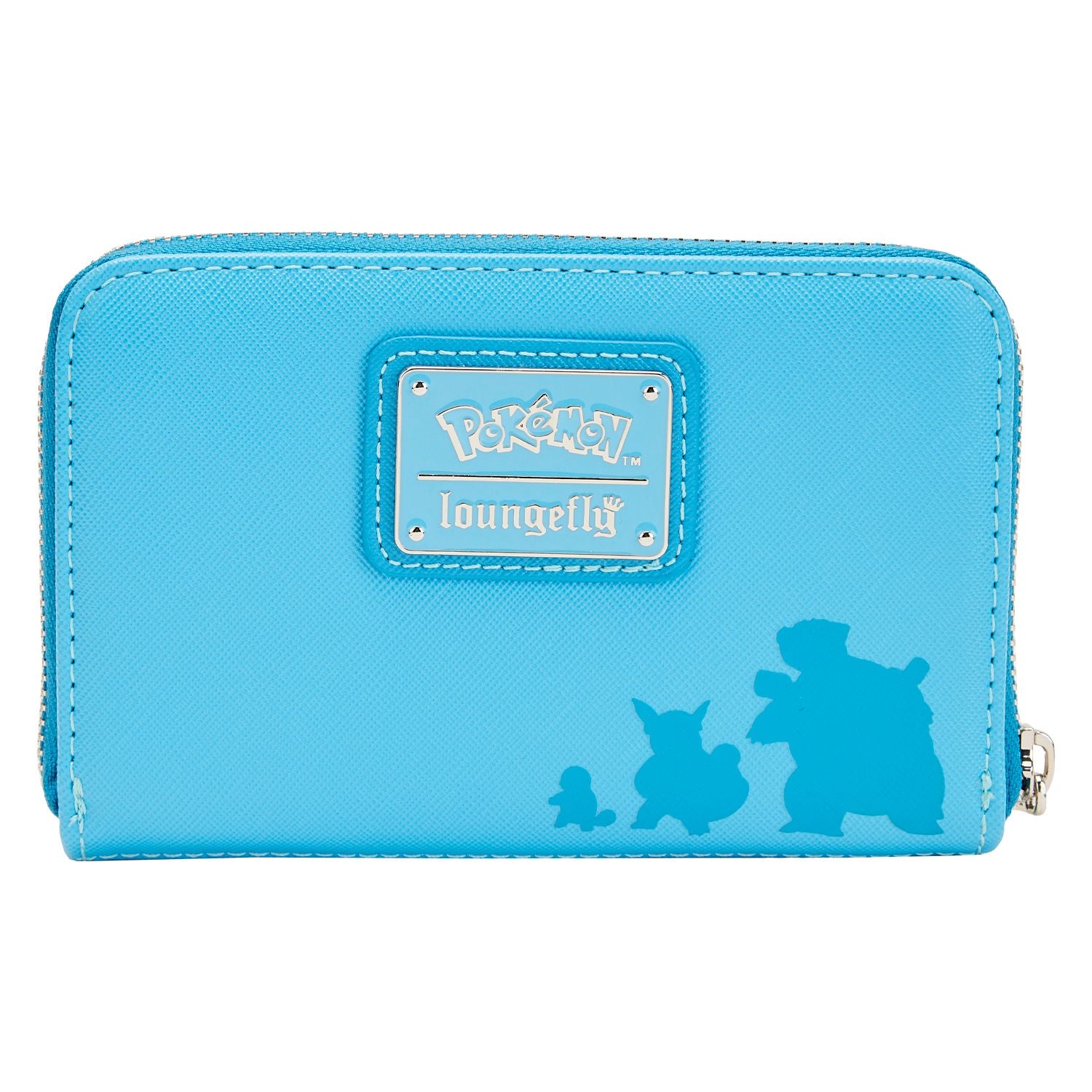 Teal Pokemon AOP Loungefly with wallet! Loungefly Pokemon Bulbasaur Aop Zip-Around Faux Leather  main image 3