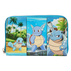 Pokemon Squirtle Evolution Loungefly Wallet