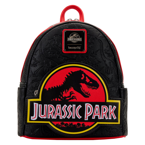 Universal Jurassic Park Logo Loungefly Mini Backpack