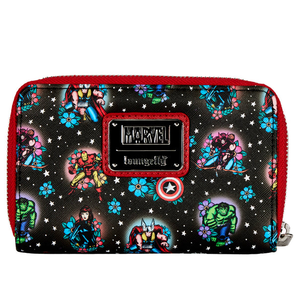 Loungefly Marvel Avengers Comic AOP Mini high quality Backpack & Wallet