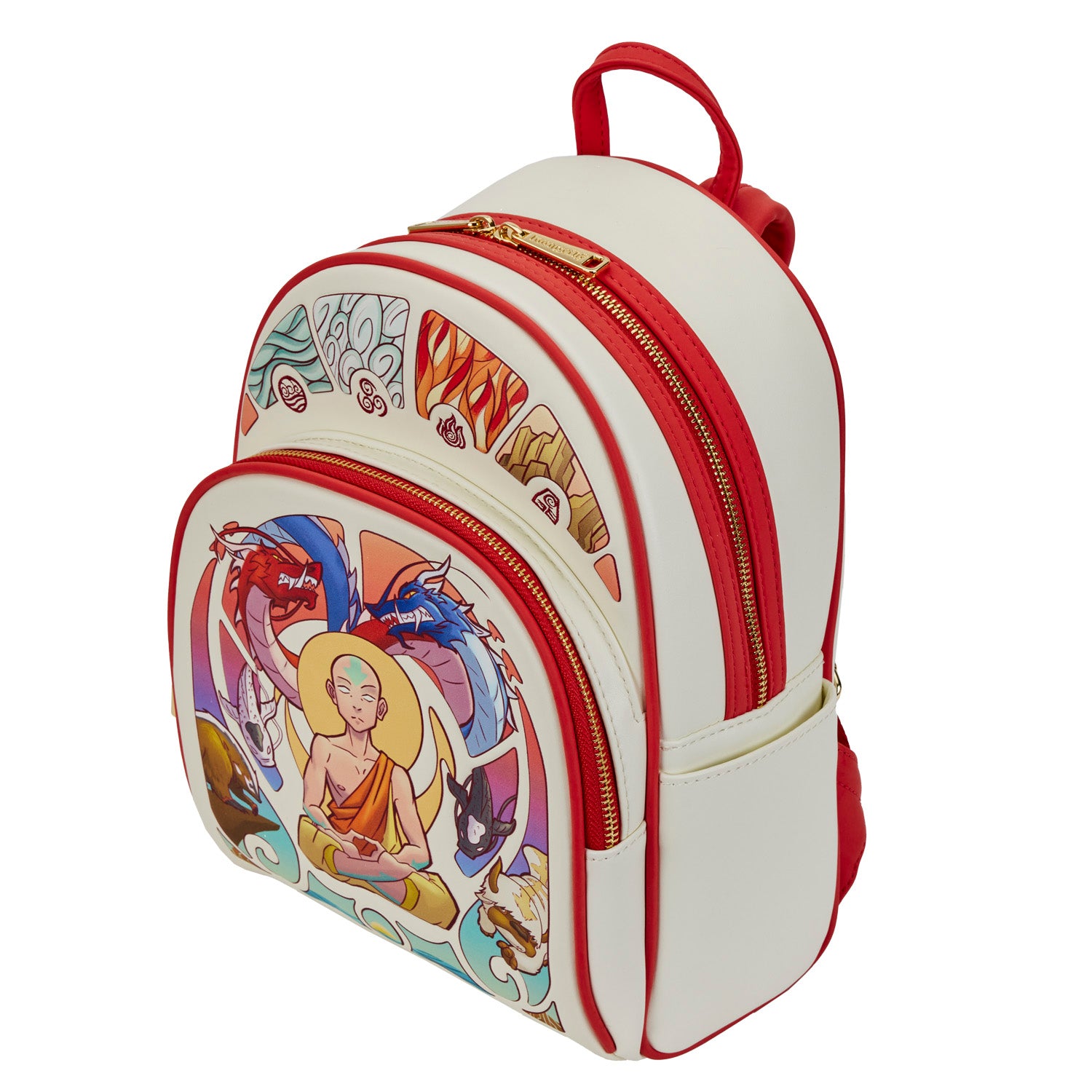 Loungefly avatar the last popular Airbender mini backpack, bending masters