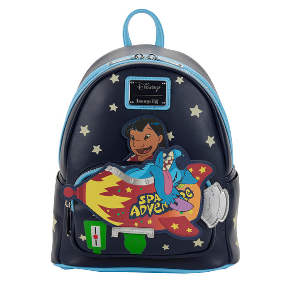 Disney Lilo and Stitch Space Adventure Loungefly Mini Backpack